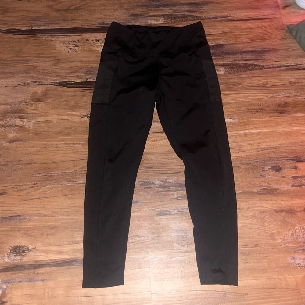 black leggings, size medium, ebb & flow